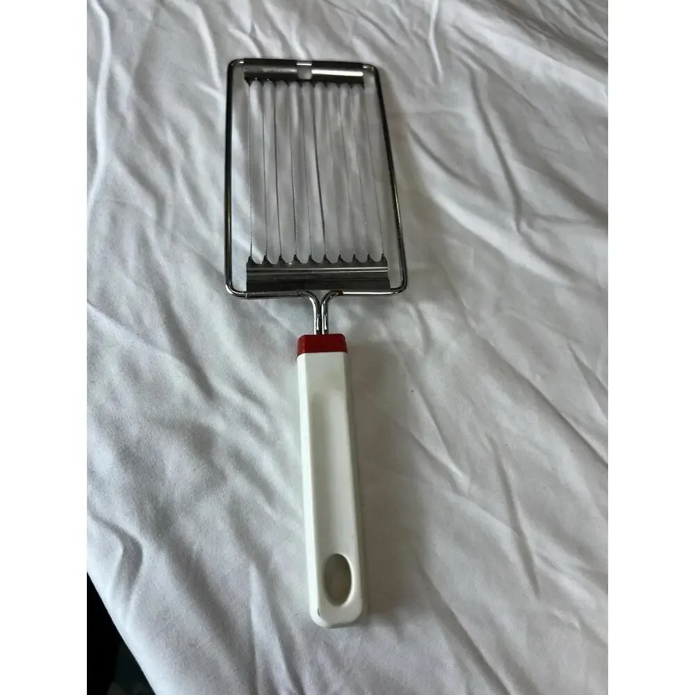 1970s INOX Stainless Steel Crinkle Cutter Slicer Vintage Kitchen Gadget Tool‎